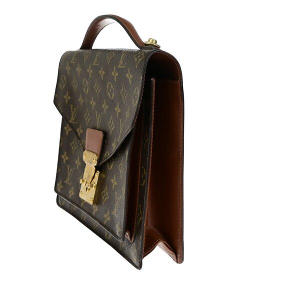 LOUIS VUITTON Monceau 28 Hand Bag Monogram Leather Brown M51185 70YG720 - Picture 2 of 14
